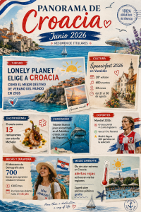 Panorama de Croacia: Junio 2026