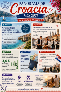 Panorama de Croacia: Julio 2026